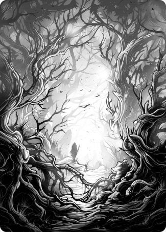 Forest 1 Art Card [Innistrad: Midnight Hunt Art Series] | Anubis Games and Hobby