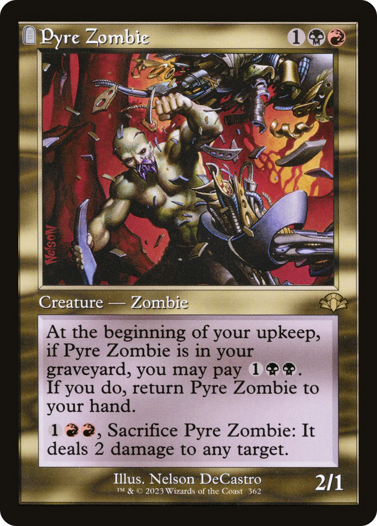 Pyre Zombie (Retro) [Dominaria Remastered] | Anubis Games and Hobby