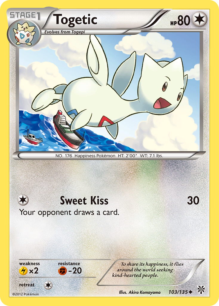 Togetic (103/135) [Black & White: Plasma Storm] | Anubis Games and Hobby