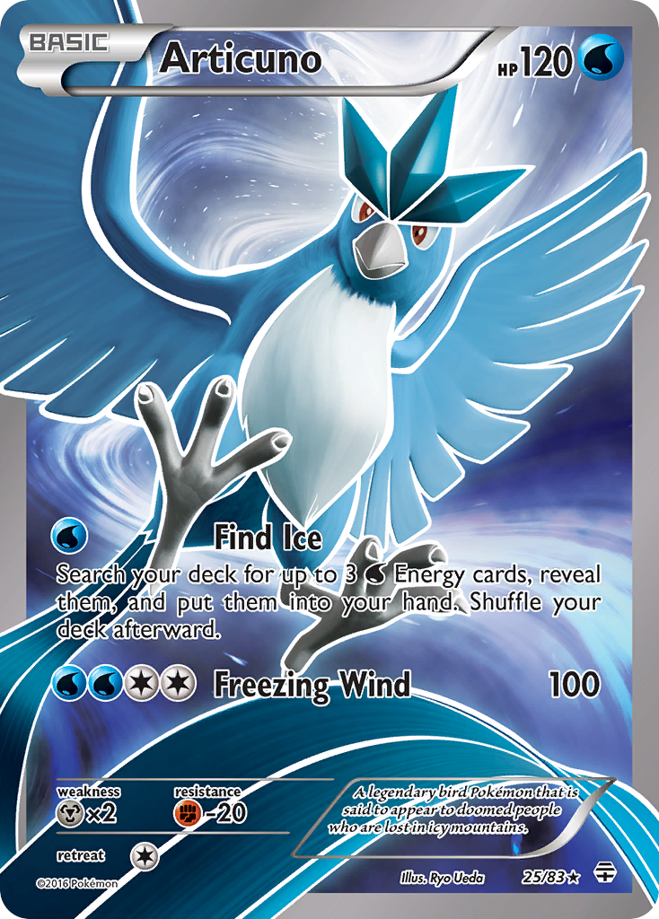 Articuno (25/83) [XY: Generations] | Anubis Games and Hobby