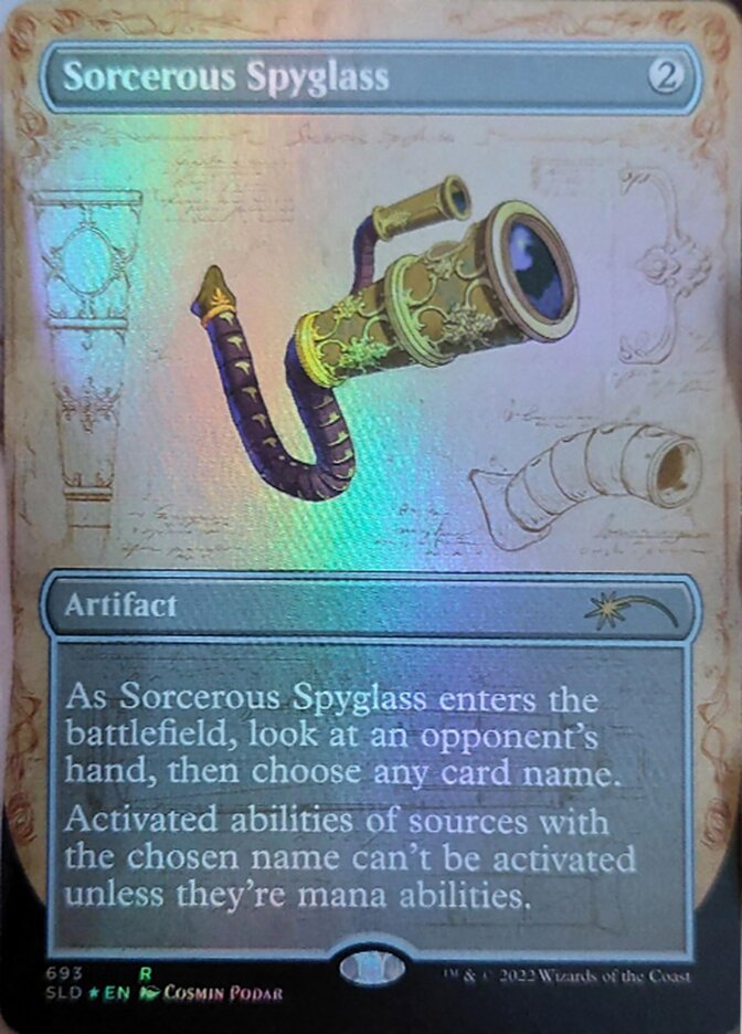 Sorcerous Spyglass (Blueprint) [Secret Lair Drop Promos] | Anubis Games and Hobby