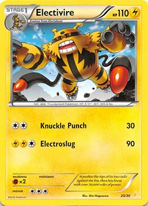 Electivire (25/30) [XY: Trainer Kit 3 - Pikachu Libre] | Anubis Games and Hobby