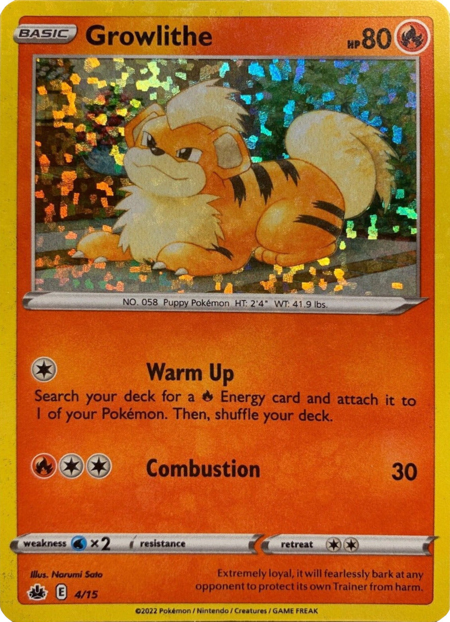 Growlithe (4/15) [McDonald's Promos: Match Battle] | Anubis Games and Hobby