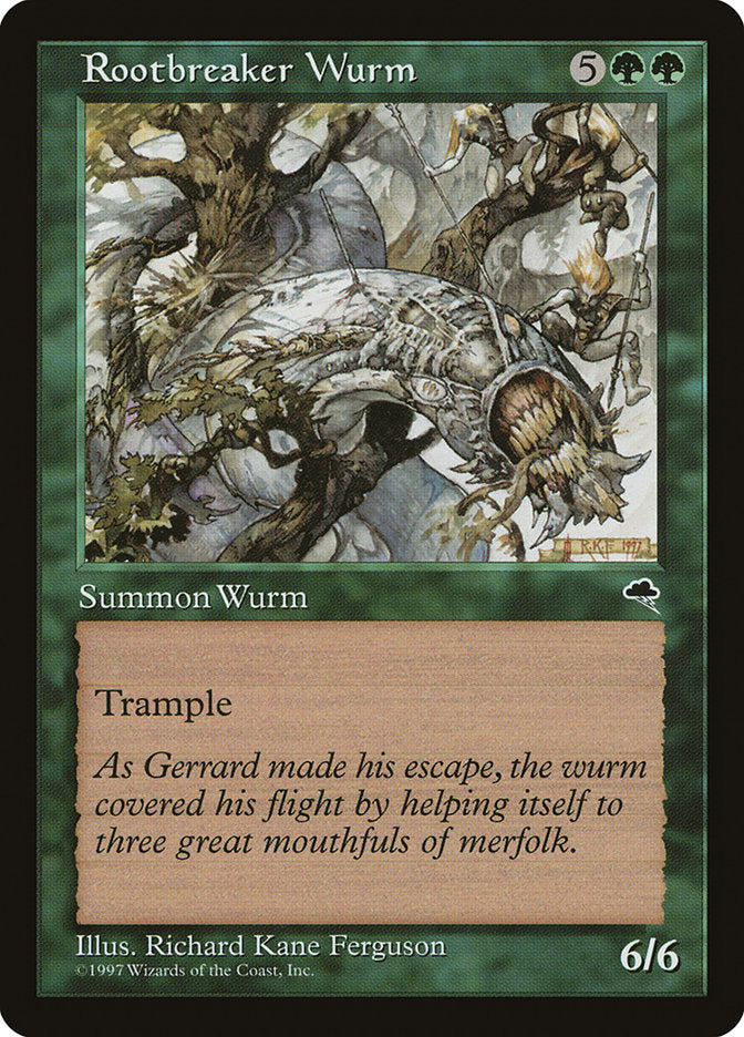 Rootbreaker Wurm [Tempest] | Anubis Games and Hobby