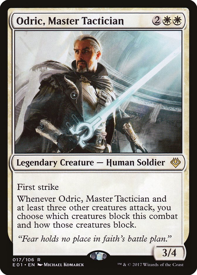 Odric, Master Tactician [Archenemy: Nicol Bolas] | Anubis Games and Hobby