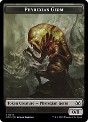 Phyrexian Germ // Myr Double-Sided Token [March of the Machine Commander Tokens] | Anubis Games and Hobby