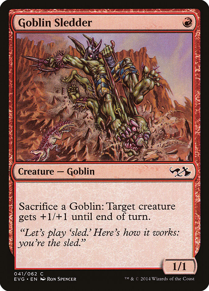 Goblin Sledder (Elves vs. Goblins) [Duel Decks Anthology] | Anubis Games and Hobby