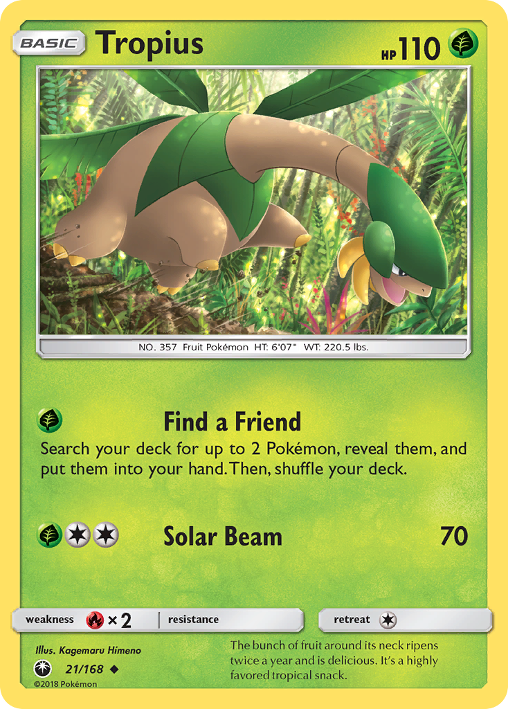 Tropius (21/168) [Sun & Moon: Celestial Storm] | Anubis Games and Hobby