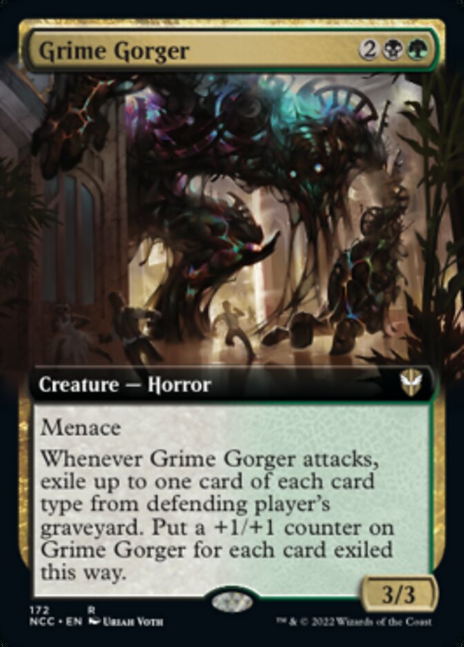 Grime Gorger (Extended Art) [Streets of New Capenna Commander] | Anubis Games and Hobby