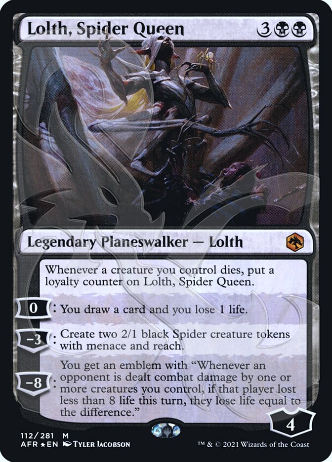 Lolth, Spider Queen (Ampersand Promo) [Dungeons & Dragons: Adventures in the Forgotten Realms Promos] | Anubis Games and Hobby