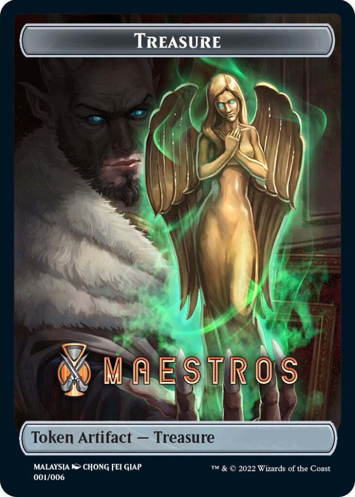 Treasure Token (Maestros) (Southeast Asia Artists) [Streets of New Capenna Tokens] | Anubis Games and Hobby