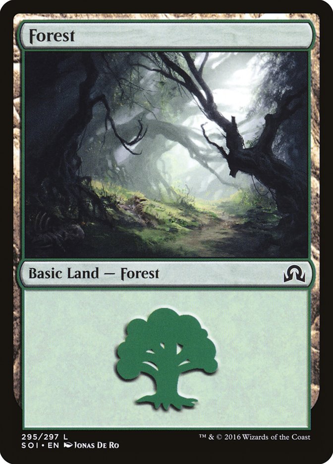 Forest (295) [Shadows over Innistrad] | Anubis Games and Hobby