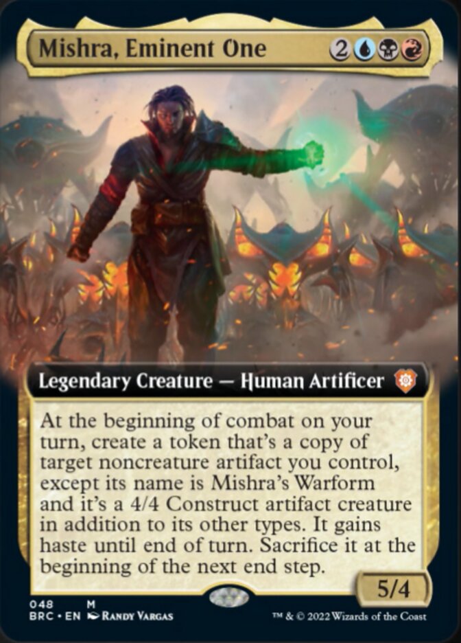 Mishra, Eminent One (Extended Art) [The Brothers' War Commander] | Anubis Games and Hobby