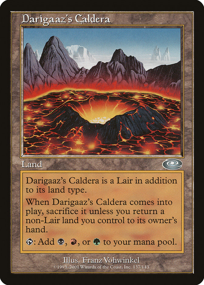 Darigaaz's Caldera [Planeshift] | Anubis Games and Hobby