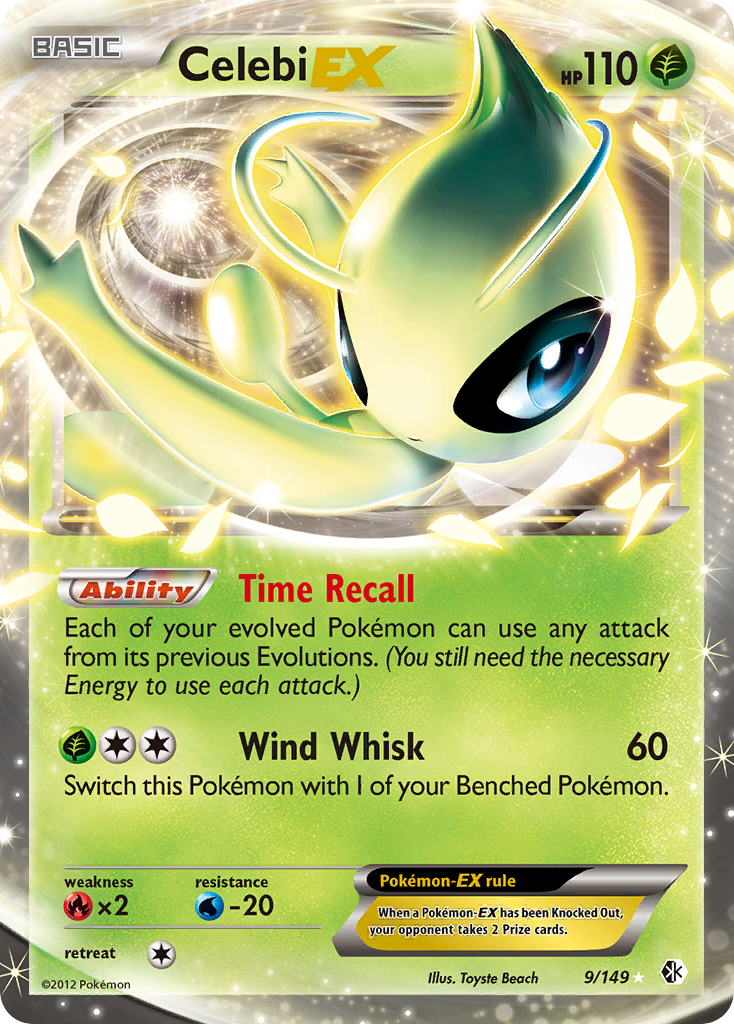 Celebi EX (9/149) [Black & White: Boundaries Crossed] | Anubis Games and Hobby