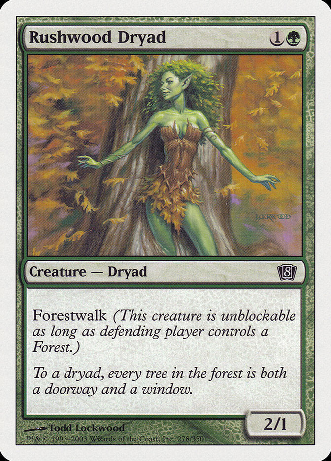 Rushwood Dryad [Eighth Edition] | Anubis Games and Hobby