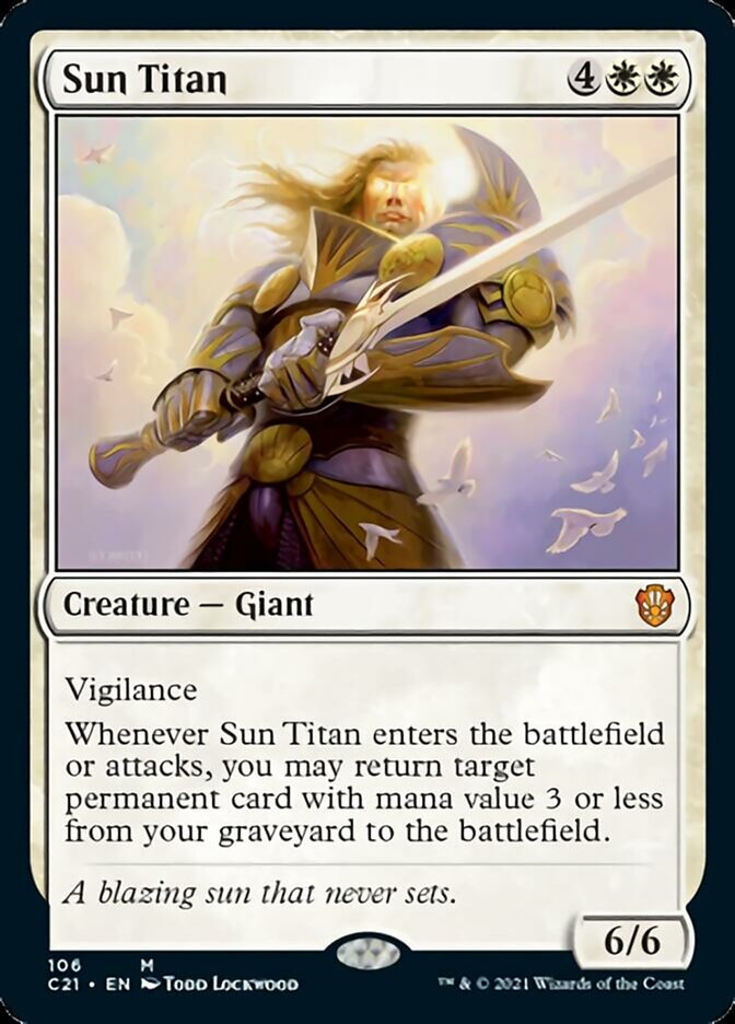 Sun Titan [Commander 2021] | Anubis Games and Hobby