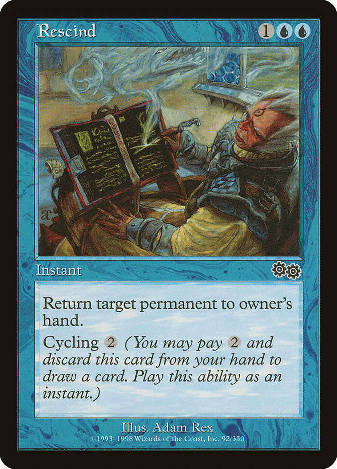 Rescind [Urza's Saga] | Anubis Games and Hobby