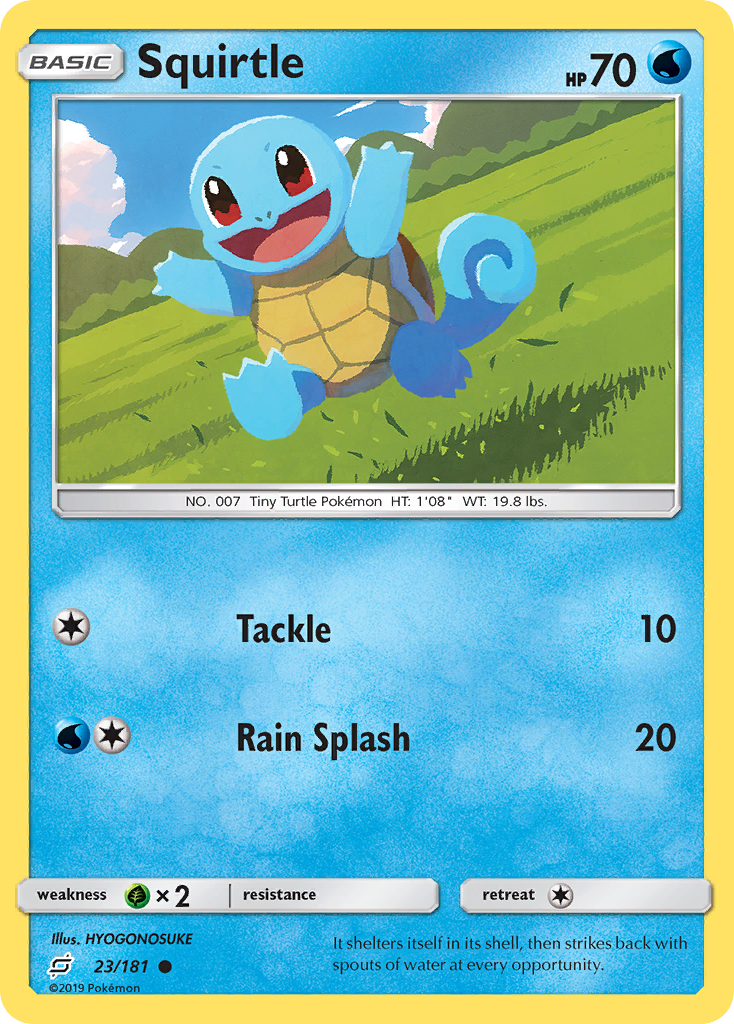 Squirtle (23/181) [Sun & Moon: Team Up] | Anubis Games and Hobby