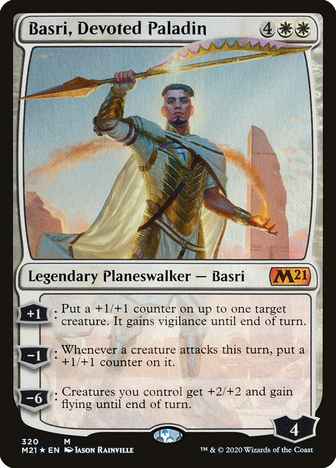 Basri, Devoted Paladin [Core Set 2021] | Anubis Games and Hobby