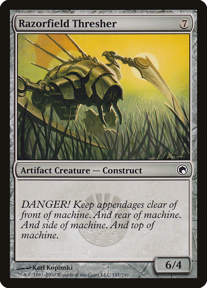 Razorfield Thresher [Scars of Mirrodin] | Anubis Games and Hobby