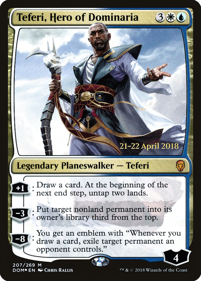 Teferi, Hero of Dominaria [Dominaria Prerelease Promos] | Anubis Games and Hobby