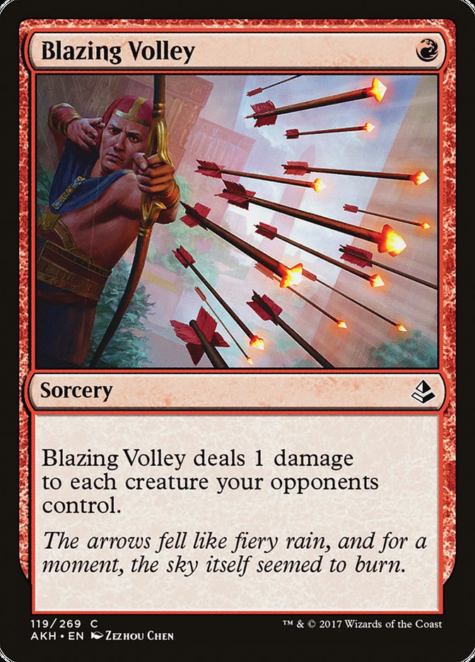 Blazing Volley [Amonkhet] | Anubis Games and Hobby