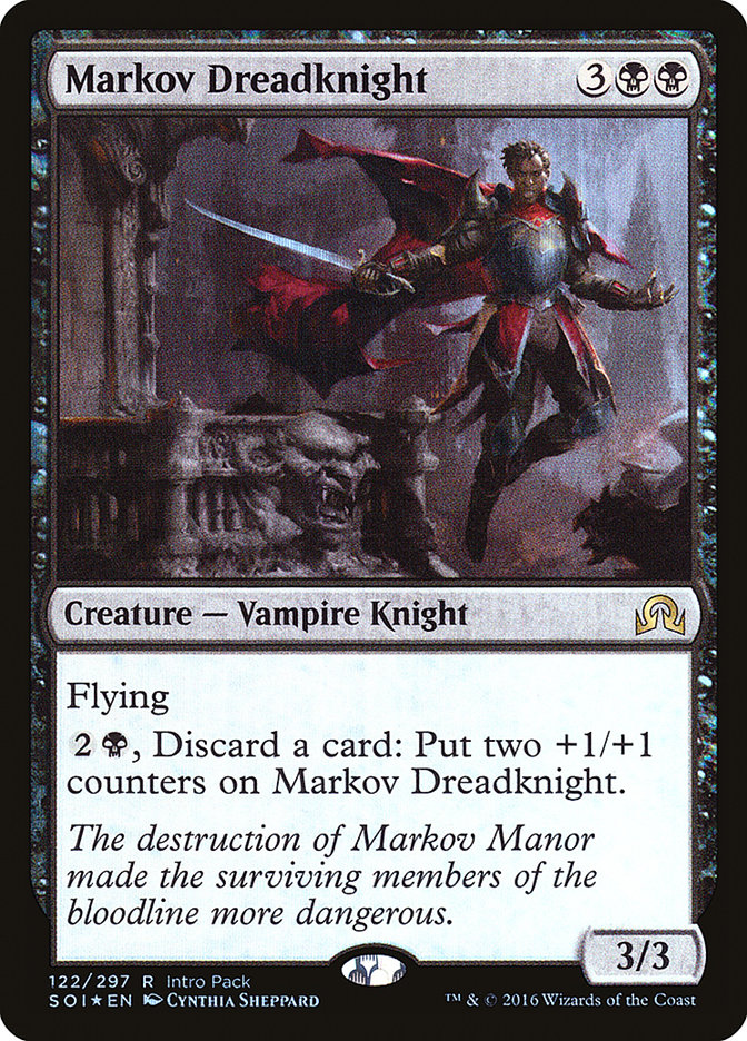 Markov Dreadknight (Intro Pack) [Shadows over Innistrad Promos] | Anubis Games and Hobby