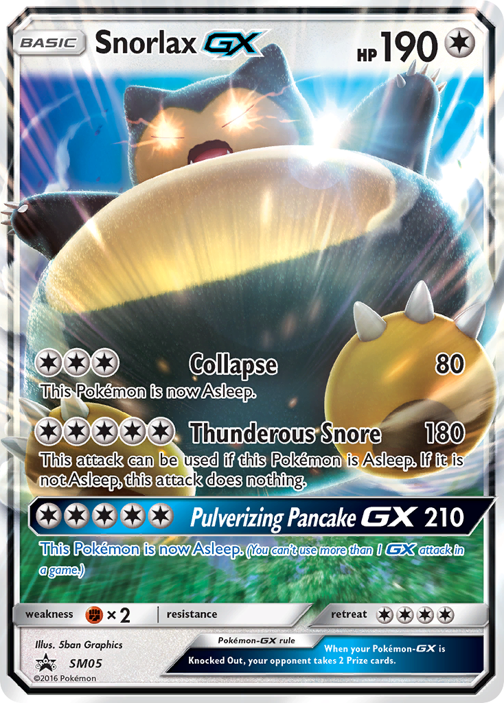 Snorlax GX (SM05) [Sun & Moon: Black Star Promos] | Anubis Games and Hobby