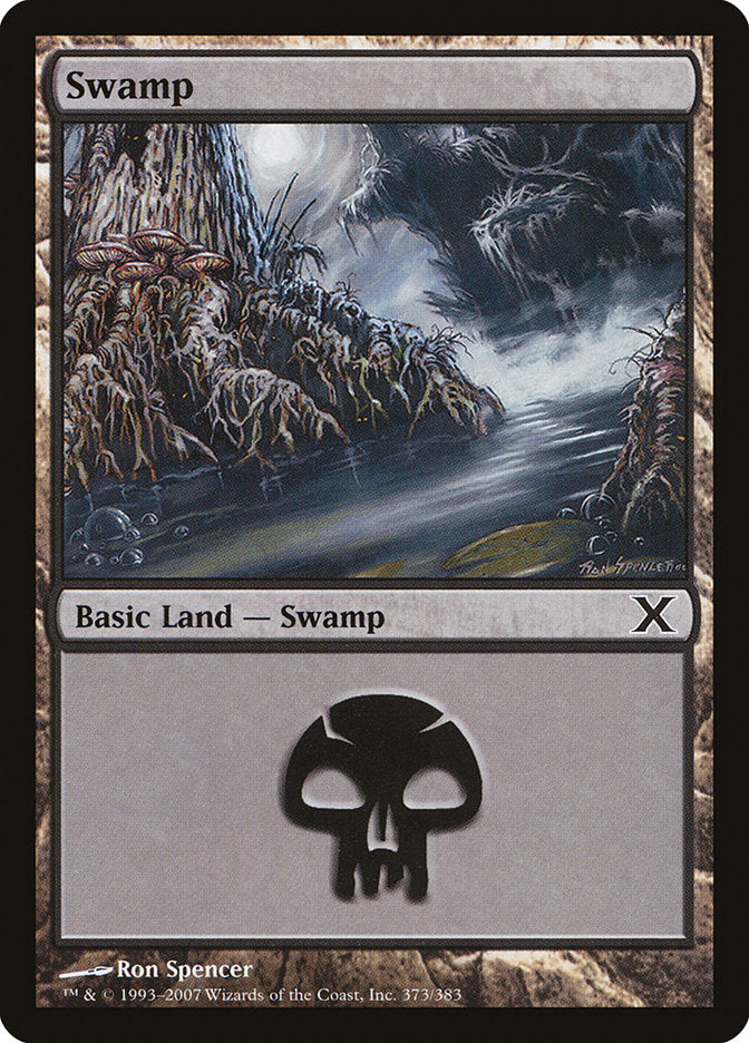 Swamp (373) [Tenth Edition] | Anubis Games and Hobby