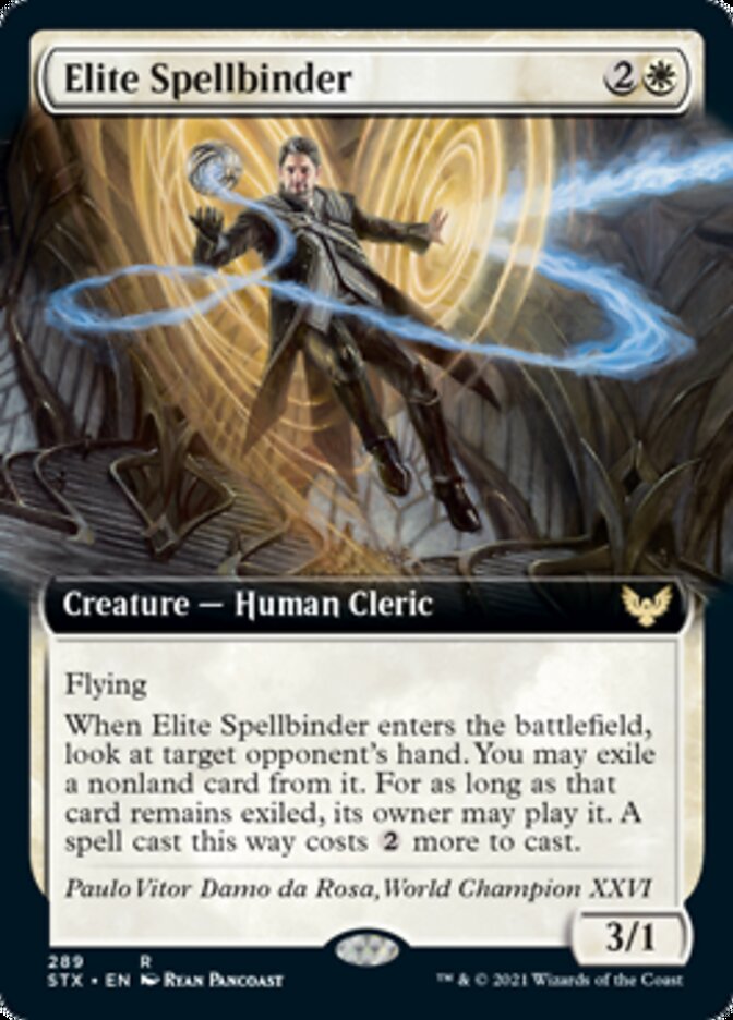 Elite Spellbinder (Extended Art) [Strixhaven: School of Mages] | Anubis Games and Hobby