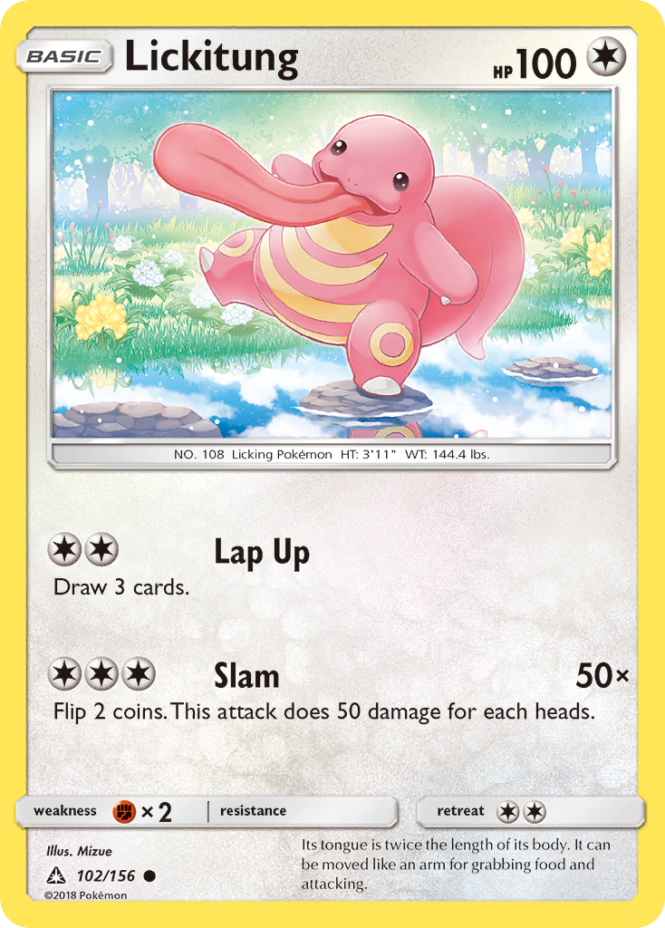 Lickitung (102/156) [Sun & Moon: Ultra Prism] | Anubis Games and Hobby