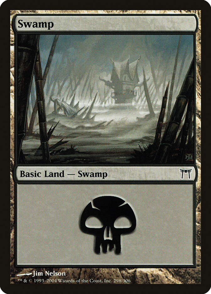 Swamp (298) [Champions of Kamigawa] | Anubis Games and Hobby
