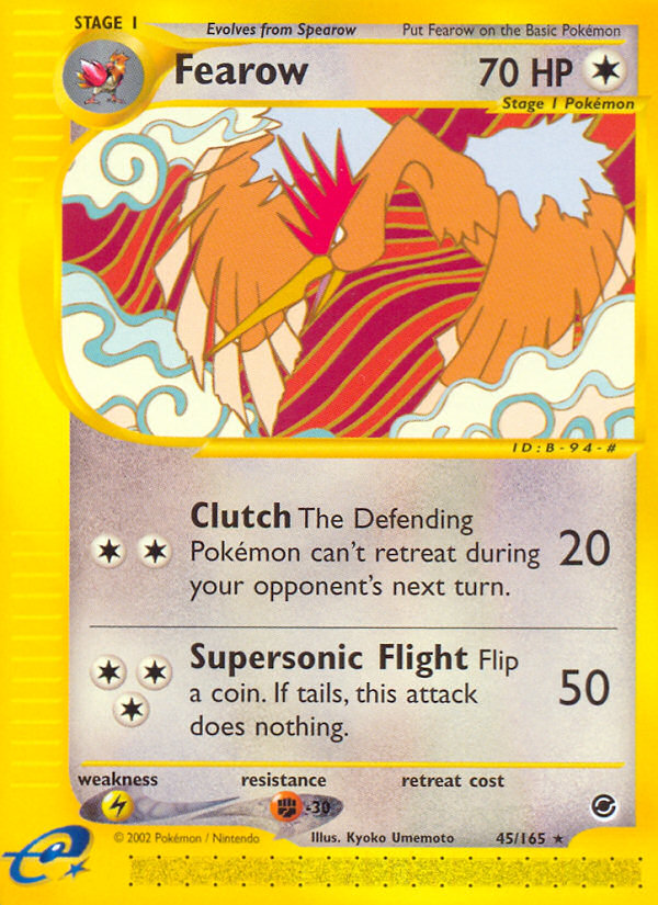 Fearow (45/165) [Expedition: Base Set] | Anubis Games and Hobby