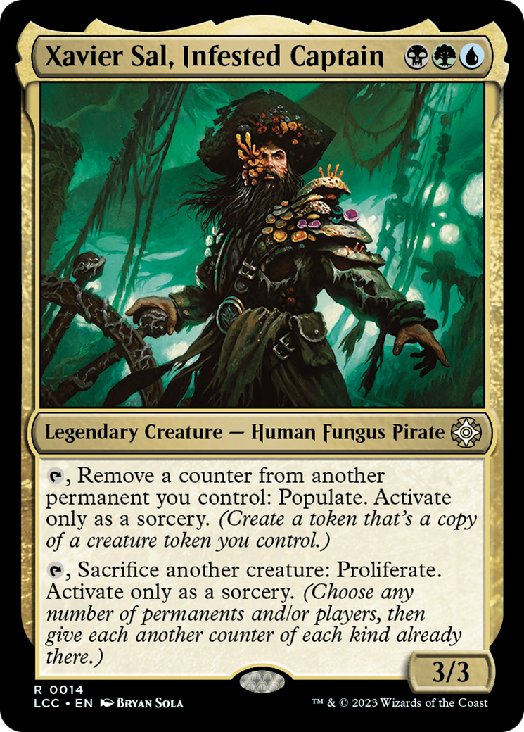 Xavier Sal, Infested Captain [The Lost Caverns of Ixalan Commander] | Anubis Games and Hobby