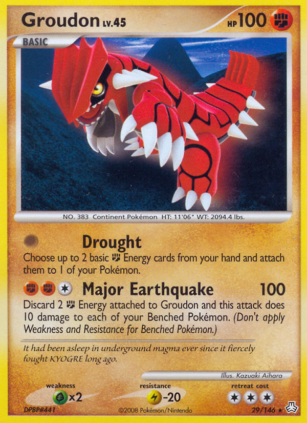 Groudon (29/146) [Diamond & Pearl: Legends Awakened] | Anubis Games and Hobby