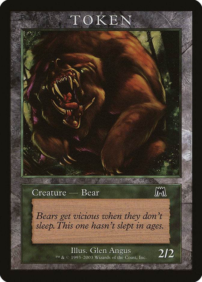 Bear Token [Magic Player Rewards 2003] | Anubis Games and Hobby