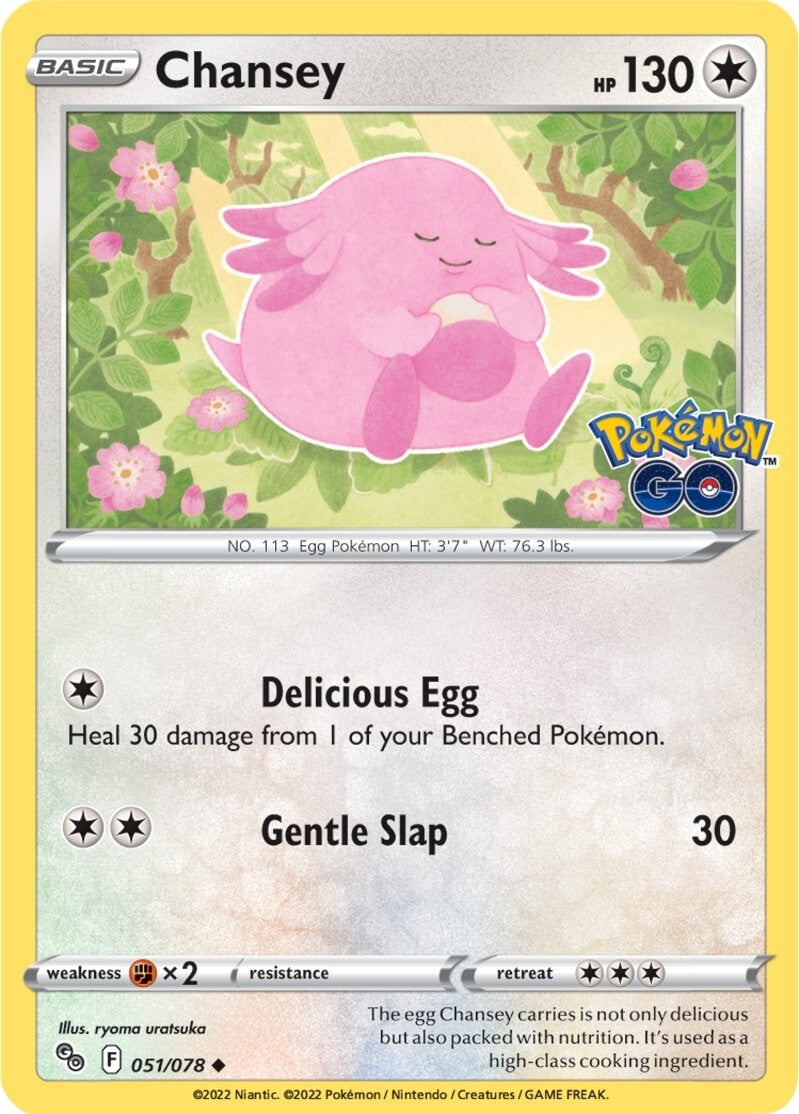 Chansey (051/078) [Pokémon GO] | Anubis Games and Hobby