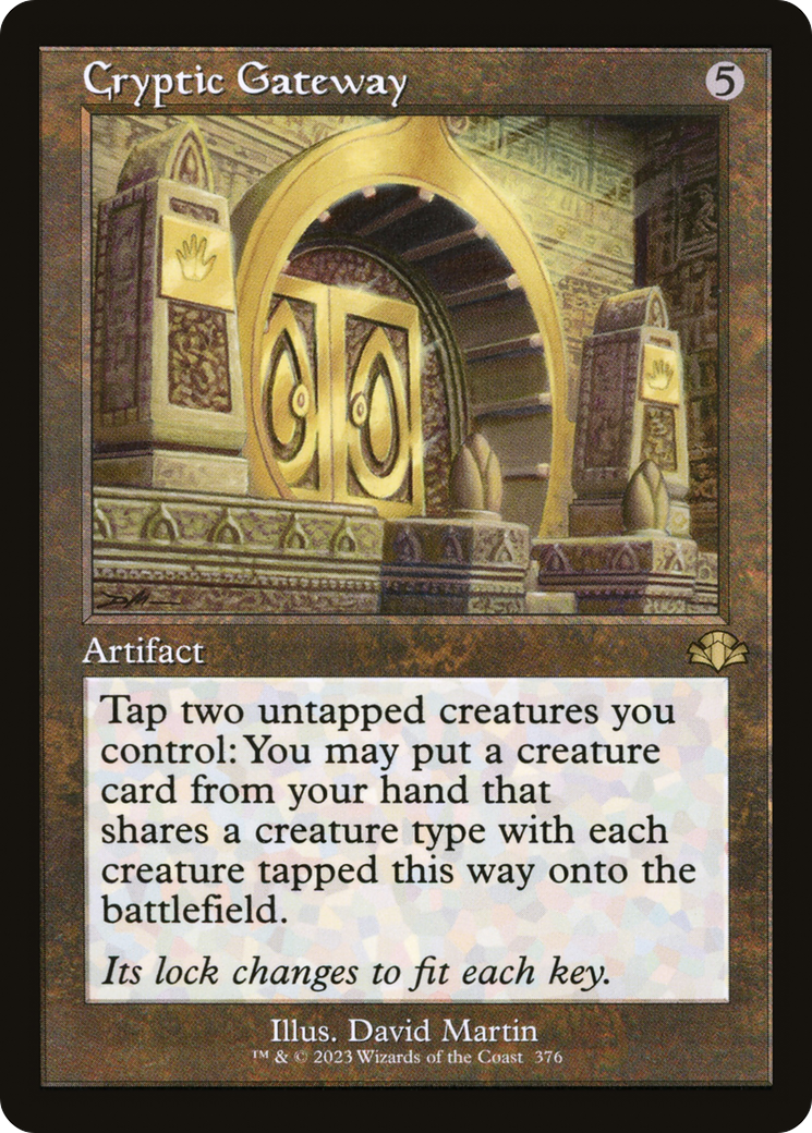 Cryptic Gateway (Retro) [Dominaria Remastered] | Anubis Games and Hobby