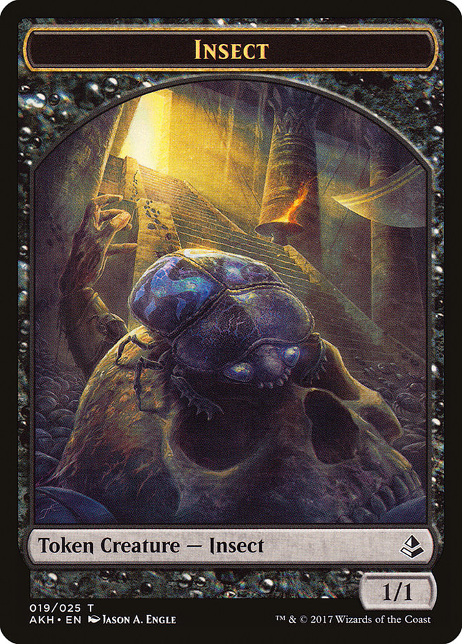 Insect Token [Amonkhet Tokens] | Anubis Games and Hobby