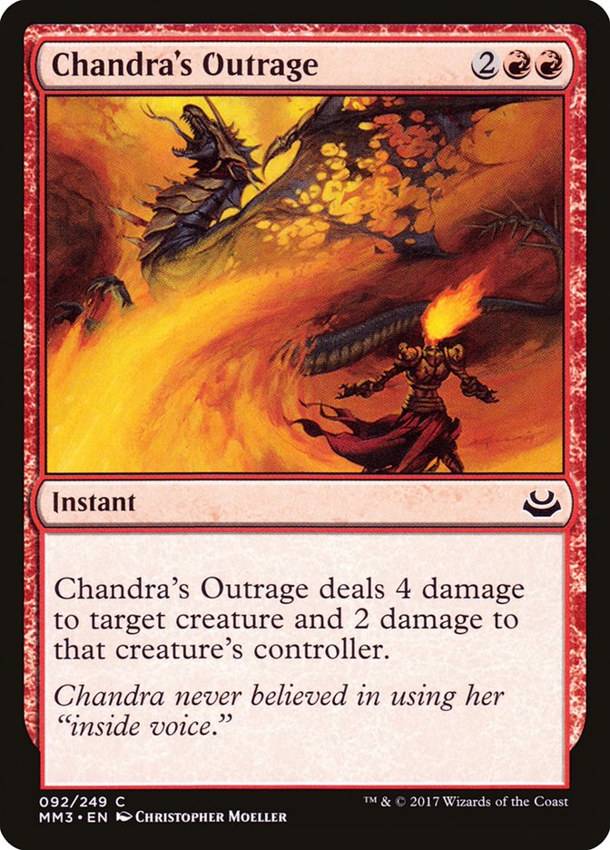 Chandra's Outrage [Modern Masters 2017] | Anubis Games and Hobby