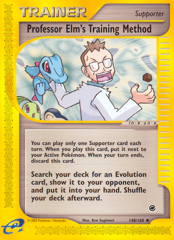 Professor Elm's Training Method (148/165) [Expedition: Base Set] | Anubis Games and Hobby