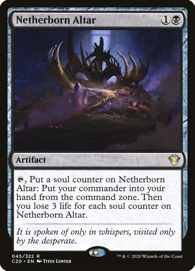 Netherborn Altar [Commander 2020] | Anubis Games and Hobby