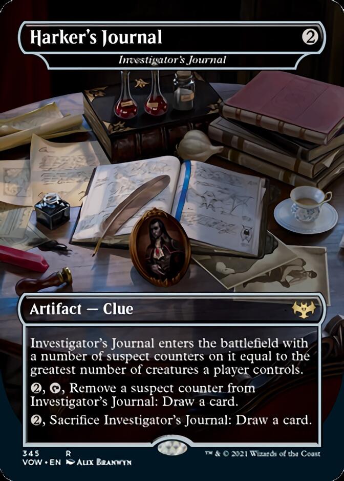 Investigator's Journal - Harker's Journal [Innistrad: Crimson Vow] | Anubis Games and Hobby