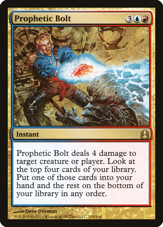 Prophetic Bolt [Commander 2011] | Anubis Games and Hobby