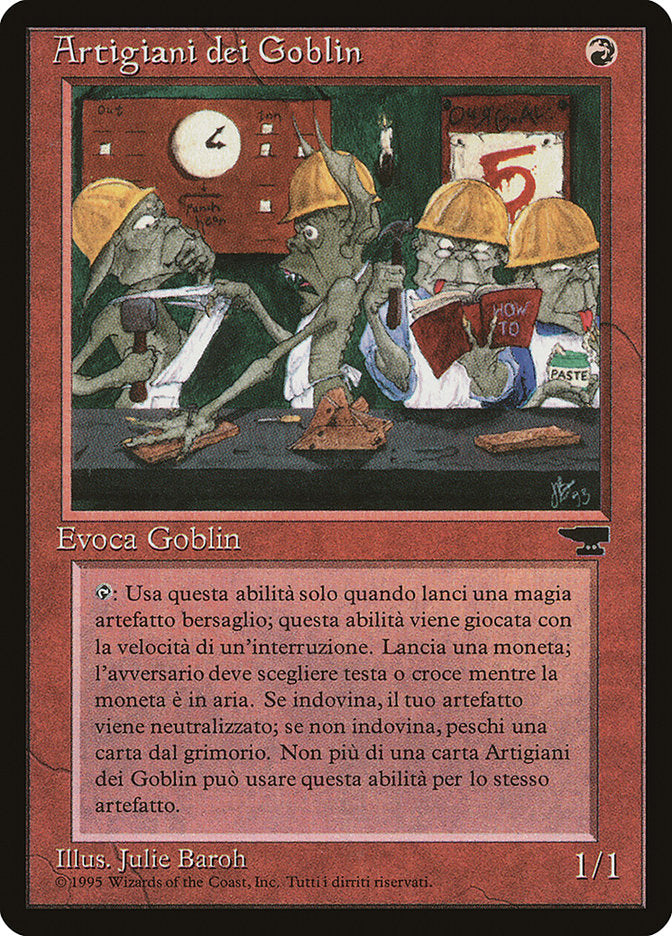 Goblin Artisans (Italian) - "Artigiani dei Goblin" [Rinascimento] | Anubis Games and Hobby