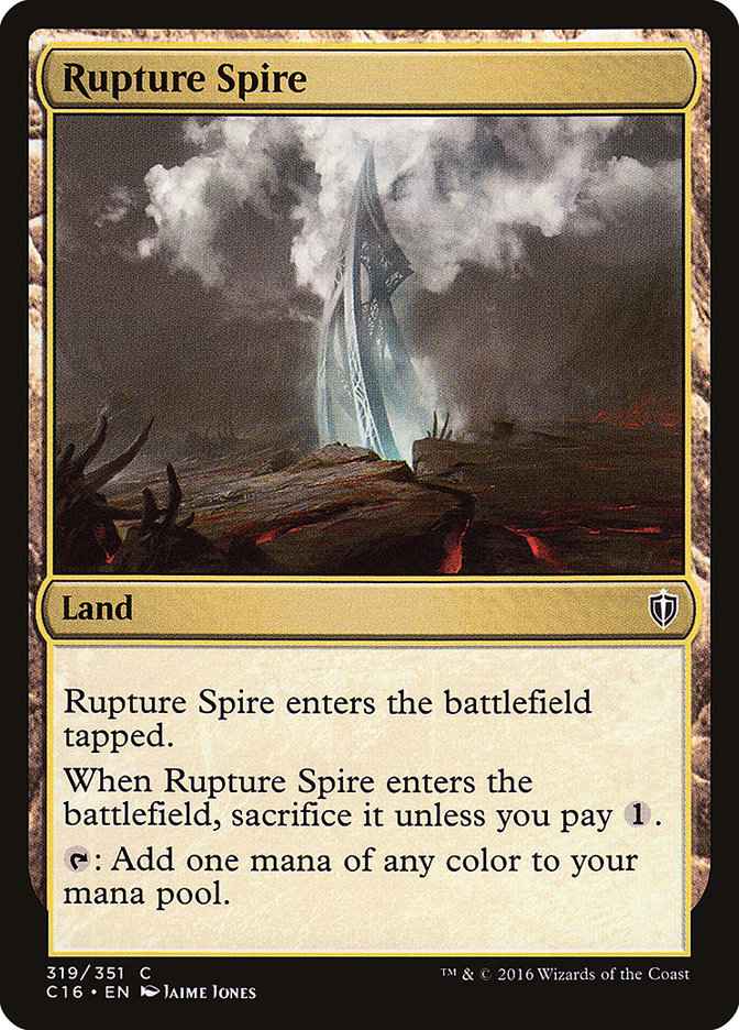 Rupture Spire [Commander 2016] | Anubis Games and Hobby