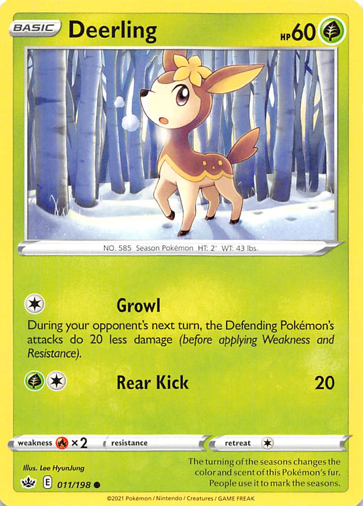 Deerling (011/198) [Sword & Shield: Chilling Reign] | Anubis Games and Hobby