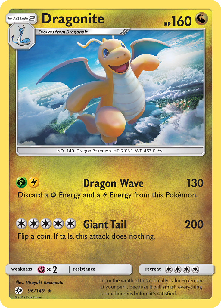 Dragonite (96/149) [Sun & Moon: Base Set] | Anubis Games and Hobby