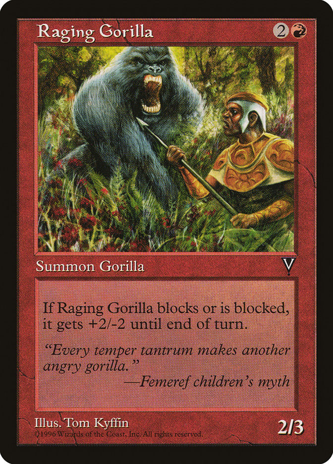 Raging Gorilla [Visions] | Anubis Games and Hobby